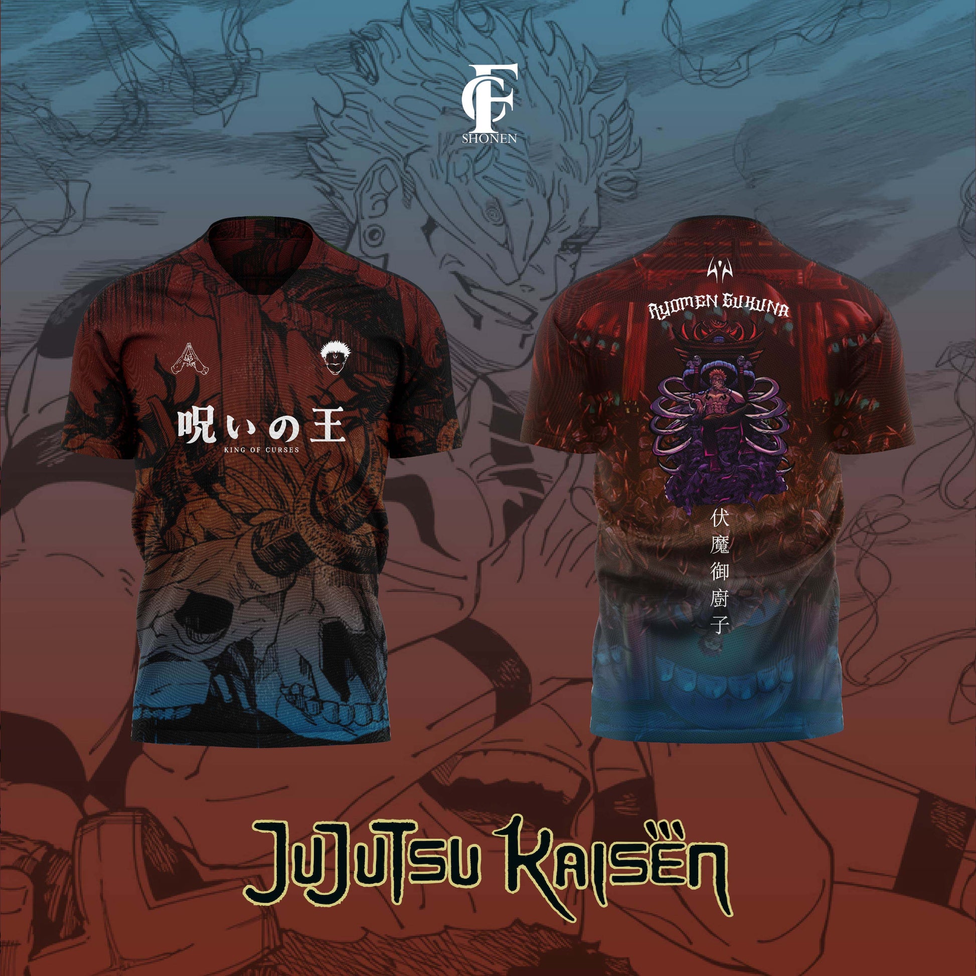 Ryômen Sukuna Jersey - Jujutsu Kaisen Official Gear