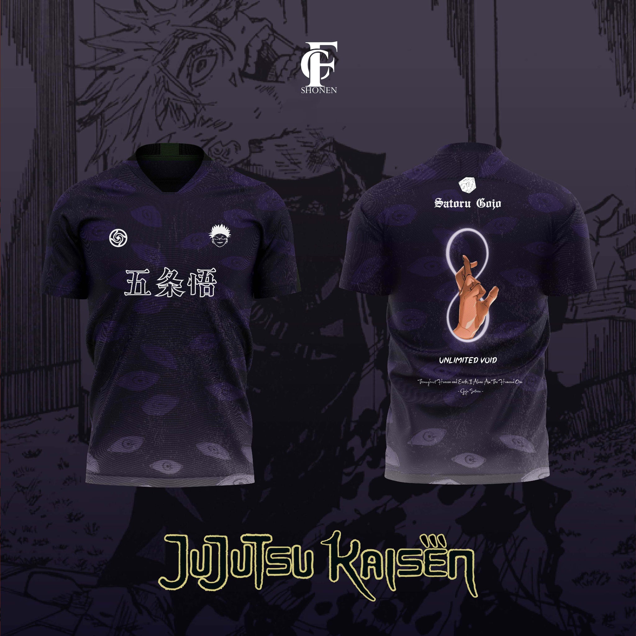 Satoru Gojo Jersey - Jujutsu Kaisen Official Gear