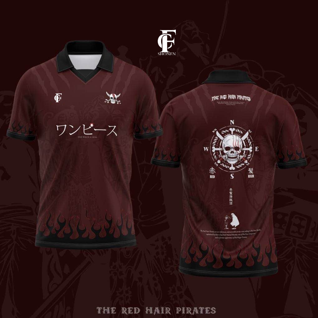 Red-Haired Pirates Jersey - Official One Piece Gear