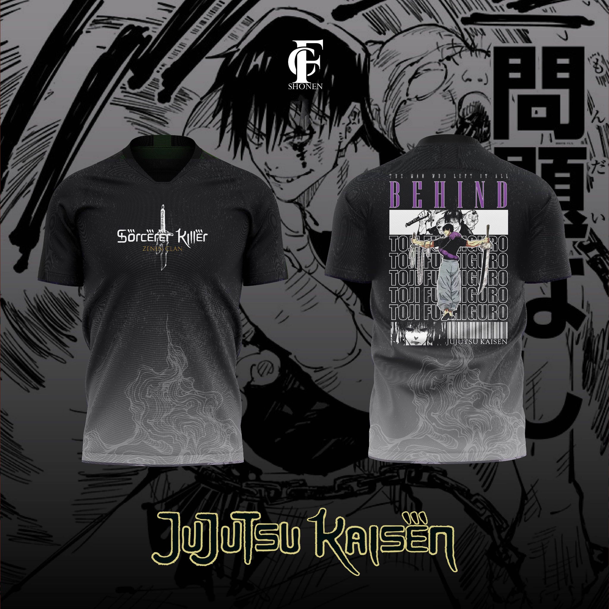 Toji Fushiguro Jersey - Jujutsu Kaisen Exclusive Gear